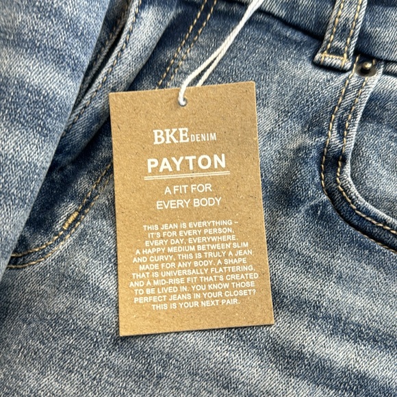 BKE Payton Universal Fit Mid-Rise Ankle Skinny Jeans Size 32x27. NWT - Picture 8 of 10